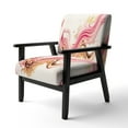 thumbnail image 3 of Designart "Colorful Fluid Ombre" Upholstered Modern & Contemporary Accent Chair and Abstract Arm Chair - Multiple Color & Pattern, 3 of 7