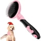 thumbnail image 1 of Bonito cepillo para perros de hueso (rosa), medio suave, adecuado para pelo largo, pelo medio, pelo corto, pelo grueso, peluca o pelo rizado., 1 of 5