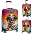 thumbnail image 2 of Retro Surfing English Setter in Cool Sunglasses Hello Summer Waves Travel Luggage Cover Dog Lover Suitcase Dust Protective Decor - 10001, 2 of 5
