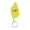Yellow, variant on Travel Friendly Mini Tire Pressure Gauge Reader Keychain For All Driver