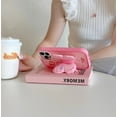 thumbnail image 5 of Girls Pink Butterfly Cartoon Phone Case for iPhone 16 15 14 13 12 Pro Max Cover, 5 of 10