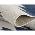 thumbnail image 4 of Rug Branch Contemporary Boho  Blue Beige Indoor Runner Rug - 2x10, 4 of 6