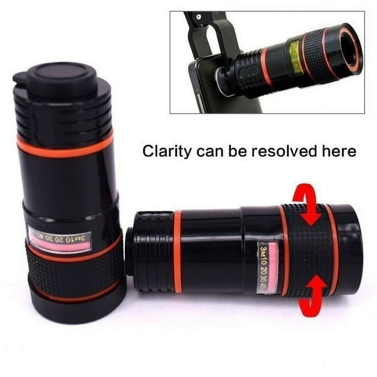 Willstar 8 times Mobile Phone Telescope Universal Telephoto Lens