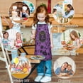 thumbnail image 6 of Witch's Brew Halloween Pattern Kids Aprons for Girls and Boys,Adjustable Neck Strap Toddler Aprons for Kids Cooking Baking, 6 of 7