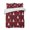 Red, variant on Quilts King Size Bedding Set, Gray Christmas Lightweight Quilted Comforter, Xmas Trees Snowflakes Winter Rustic Soft Reversible Bedspread Coverlet with Pillow Covers for All Season, 96" x 106"