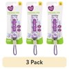 (3 pack) Parent's Choice 0+ Months Wave Pacifier Clip