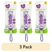 (3 pack) Parent's Choice 0+ Months Wave Pacifier Clip