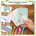 thumbnail image 2 of Cuadernos pequeños Colarr, 64 unidades, con bolígrafos de dibujos animados de animales, 8 x 12,5 cm, 2 of 6