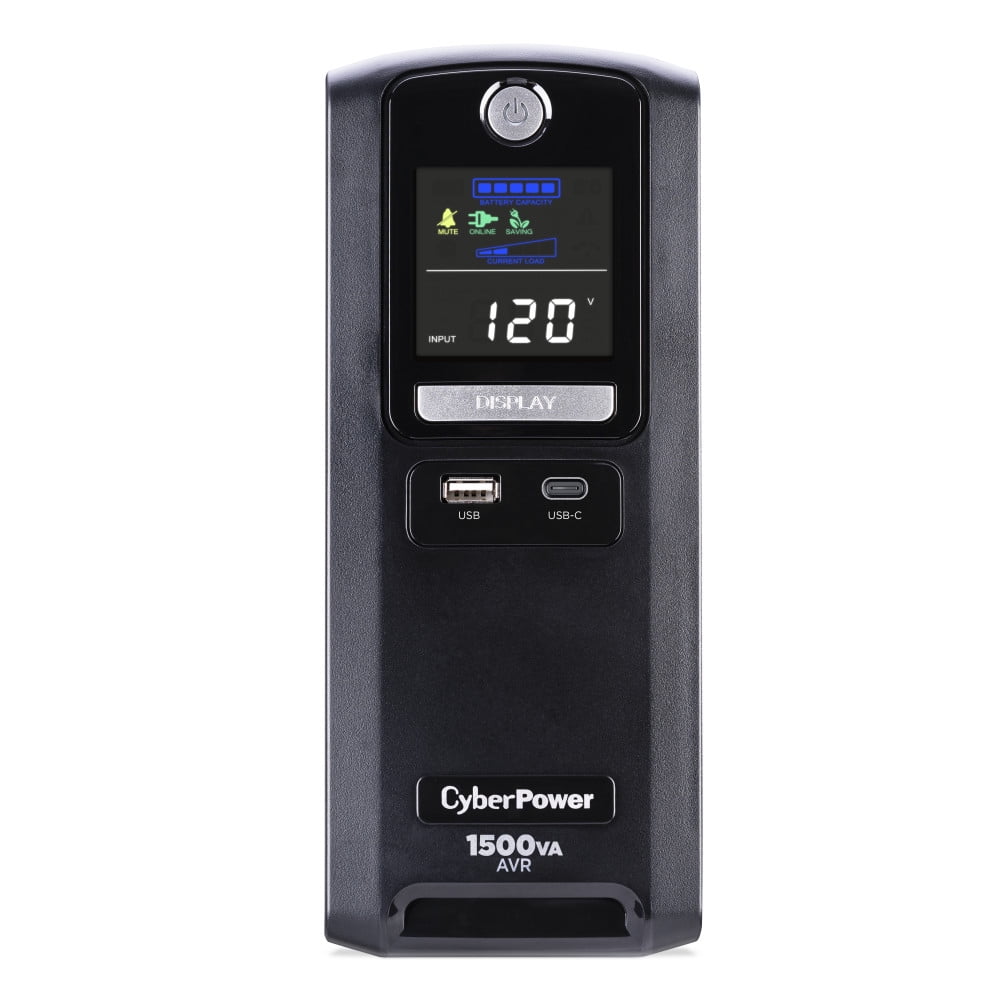 Restored CyberPower LX1500GU3-R 1500VA / 900W 10 Outlets Battery Backup UPS (Refurbished)
