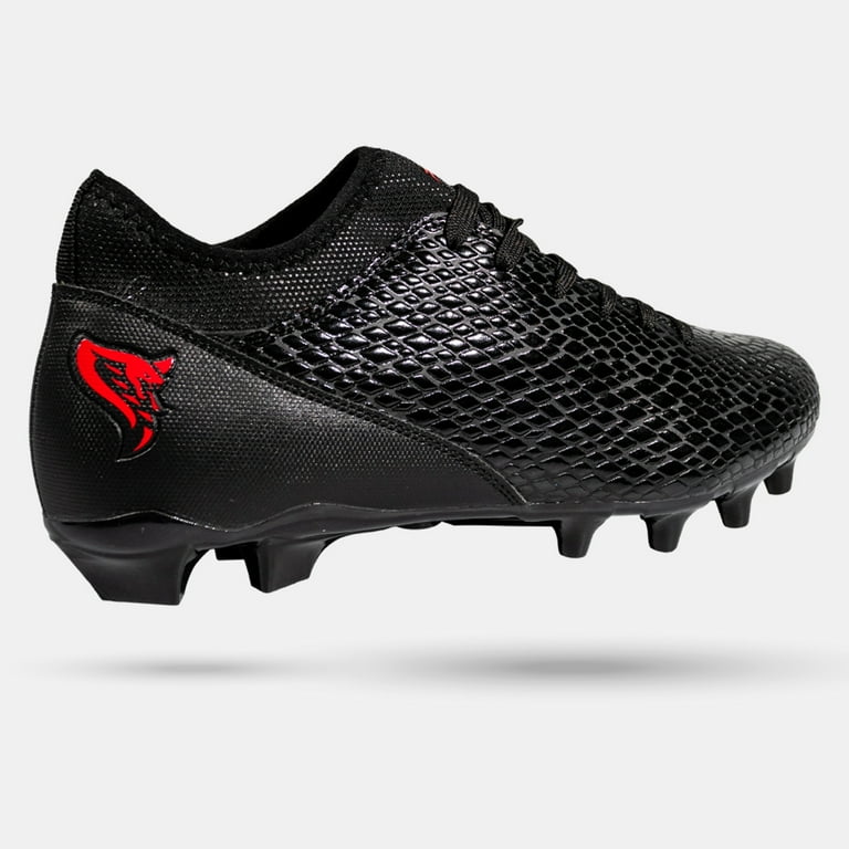 Velocity Football Cleats Black Cobra Skin