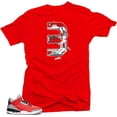 thumbnail image 2 of Shirt to Match Jordan 3 Red Cement 2020 Match Sneaker Tees, 100% Cotton Crew Neck T-Shirt with Short Sleeve, 2 of 7