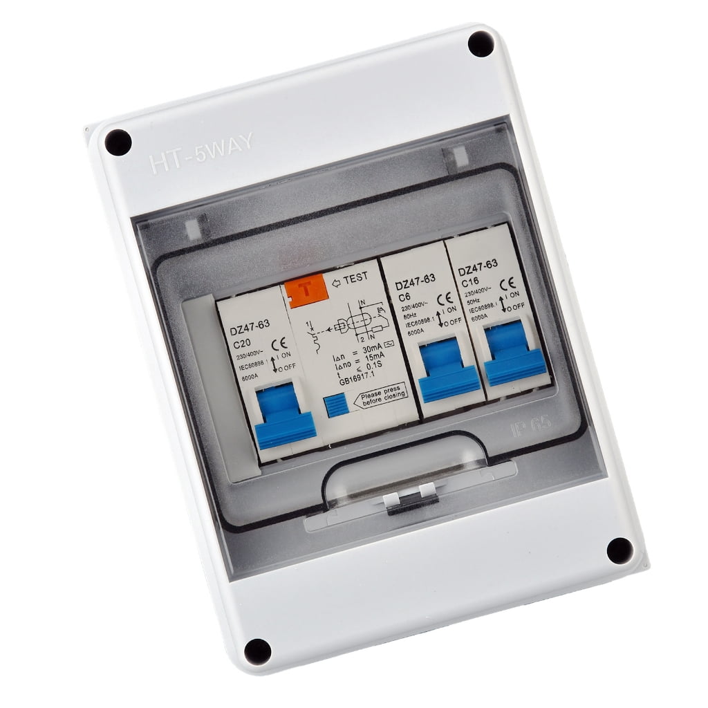 Electrical Distribution Box With Circuit Breaker Plastic Junction Wire Box
