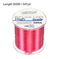 thumbnail image 2 of Uxcell 547Yard 12Lb Fluorocarbon Coated Monofilament Nylon Fishing Line Fuchsia, 2 of 7