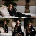 thumbnail image 5 of Ekouaer Sweatsuits Womens Loungewear Set Tracksuit Long Sleeve Pajamas Set with Pockets 2 Piece Outfits Lounge Sets, 5 of 6