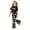 Black, variant on Girls 2 Piece Outfits Summer Casual Short Sleeve T-Shirt Top + Flared Pants Preppy Girls' Outfits Back To School Preppy Clothes