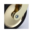 thumbnail image 3 of (4 Packs) 3-inch Screw Stem Gold Brake Dining Wheel & Swivel Pp Caster Hand Push Silent Wheel Furniture Caster ,Quiet and Smooth, 3 of 4