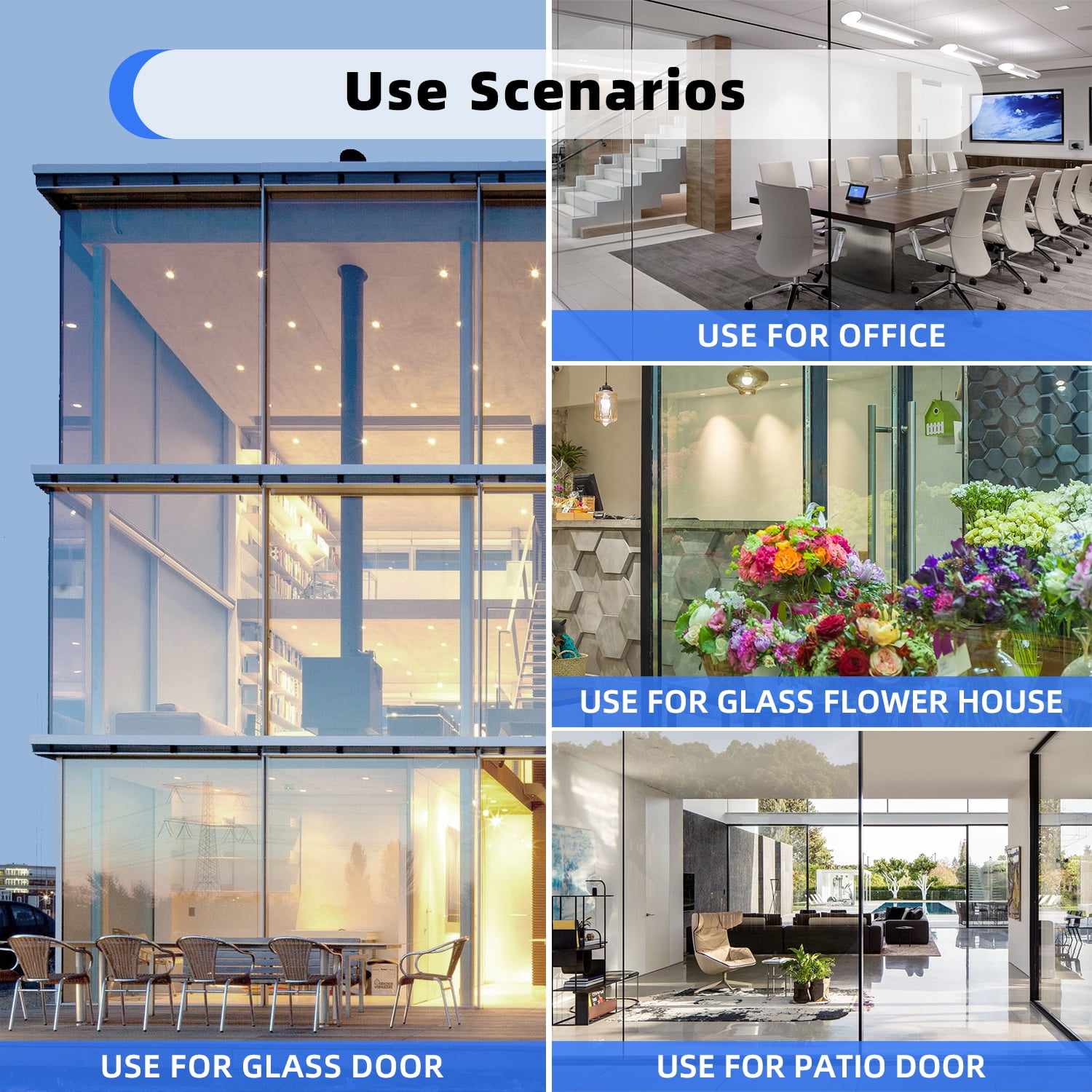 Smart Glass Door Lock,8 in 1 Keyless Entry Fingerprint Deadbolt with App Control,Electronic Deadbolt for Glass Door with Frame,Smart Lock for Glass Front Door/Patio Door/Commercial Glass Door