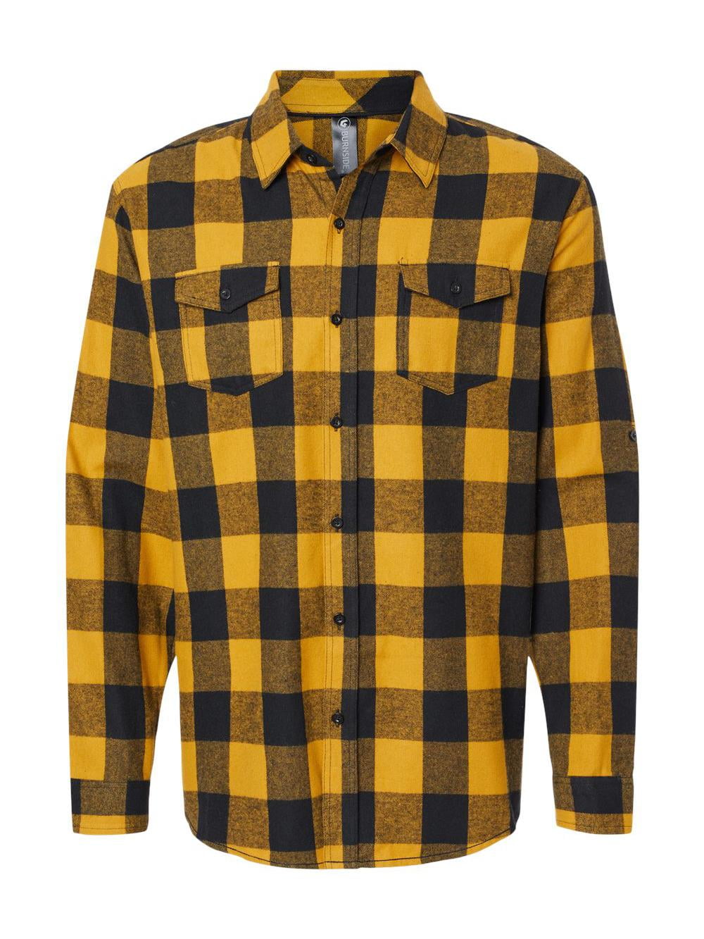 Yarn-Dyed Long Sleeve Flannel Shirt 