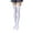 White, variant on Holzlrgus Women's Satin Bow Stockings Thigh High Over Knee Stockings