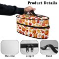 thumbnail image 5 of HELLHERO Portable Steamer Travel Organizer Pumpkin and Maple Leaf Pattern Travel Steam Iron Case Zipper Handle, Bag Only, 5 of 6