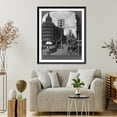 thumbnail image 4 of Historic Framed Print, Market Street, San Francisco, before the earthquake of 1906, California, 17-7/8" x 21-7/8", 4 of 9