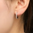 thumbnail image 3 of Simple Style Womens Round Ear Buckle Earrings, Fashion Jewelry, Individually Packed (1 Pair), 3 of 5