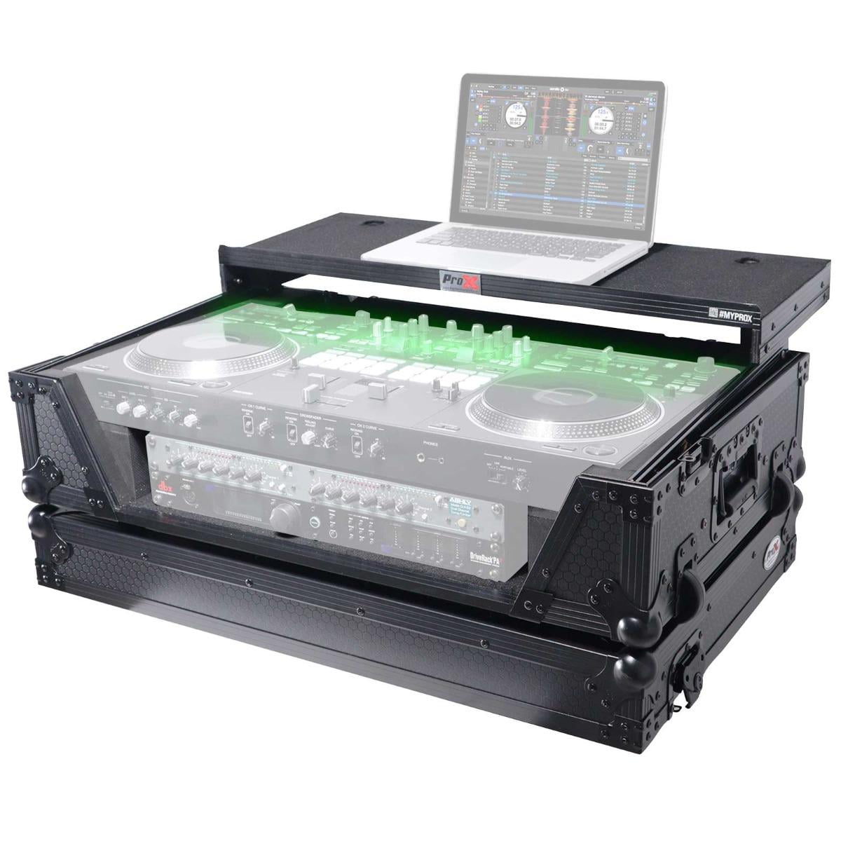 ProX XS-REV71K2U WLTBL LED ATA Style Flight Case For Pioneer DDJ-REV7 ...