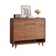 thumbnail image 2 of Zapatero de madera maciza de nogal, mueble de entrada para el hogar, mueble de almacenamiento de gran capacidad para balcón, nuevo explos 2024, 2 of 4