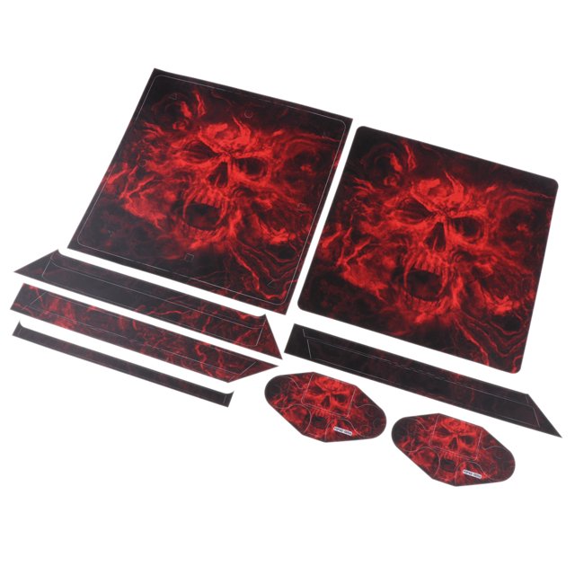 Etiqueta engomada protectora de la cubierta protectora de la piel del vinilo del regulador para Sony PS4 Slim YSP4S-0056 Sunnimix Etiqueta engomada de la piel del controlador