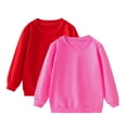 thumbnail image 2 of Cowsor Chandail Unisexe pour Enfants en Coton Fin 2 Pcs T-Shirt Bébé Col Rond Manches Longues, 2 of 7