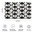 thumbnail image 3 of Pioneer Flower Floral Print Pattern Bathroom Rugs Mat, Non Slip Microfiber Bathroom Rug with Rubber Backing, Soft Mats for Bathroom Floor Tub Shower, 20"x32", 3 of 5