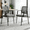 Gray, variant on Stacking Waiting Room Guest Chair, Set of 2 Office Mesh Arm Chair with Comfy Padded Seating, Room Saving, Black