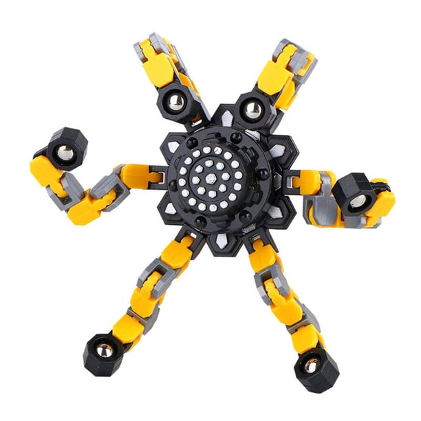 Juguete Para Aliviar El Estrés Deformable Diy Para Niños, Giroscopio Giratorio Con Punta De Dedo, Cadena Creativa, Robot Giroscópico Mecánico De Juguete Yuarrent FN007767-01