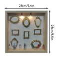 thumbnail image 2 of Museum Silhouette Shadow Box Frame, 3D Decorative Silhouette Display Case, Modern Wall Art Sculpture for Gallery & Home Decor, 2 of 2