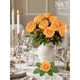 thumbnail image 2 of Flores artificiales N&T NIETING, rosas anaranjadas, 25 unidades, 18 cm, 2 of 9