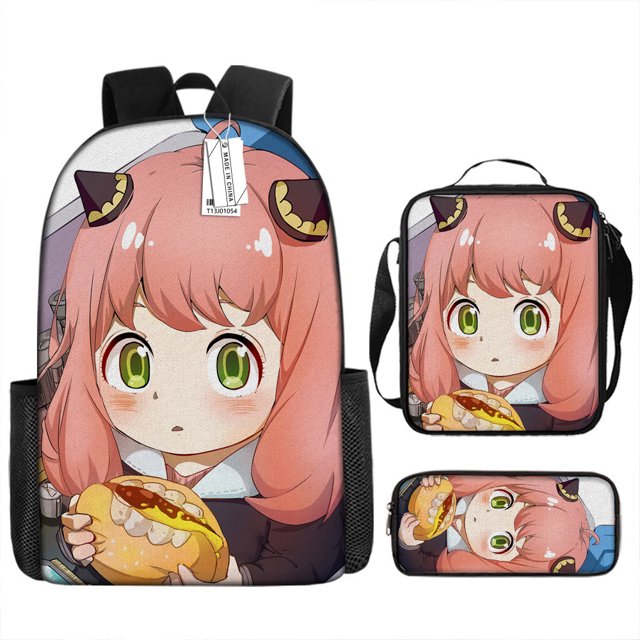 Spy Pretend Children'S School Bag Cute Cartoon Backpack Kindergarten Backpack Shoulder Bag Pencil Case