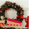 thumbnail image 5 of Sleigh Basket Candy Bowl Christmas Candy Storage Basket Table Centerpiece Sled Ornament Sleigh Basket Snack Container, 5 of 8