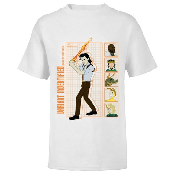 Marvel Loki Variants Identified - Short Sleeve T-Shirt for Kids – Customized-White