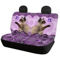 thumbnail image 2 of Xoenoiee Boho Mandala Cat Butterfly Pattern Car Seat Cover Full Set Rear Split Bench Cover & Auto Front Seat Covers Pack of 4 Auto Interior Decor, Universal fit, for Cars Sedan SUV, 2 of 7