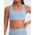 thumbnail image 2 of CRZ YOGA Girls Butterluxe Racerback Sports Bra Yoga Athletic Casual Tops Crop Kids Teen, 2 of 7
