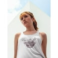 thumbnail image 2 of I Love Noodles Bowl Art Racerback Tank Women -Smartprints Designs, Female Medium, 2 of 4