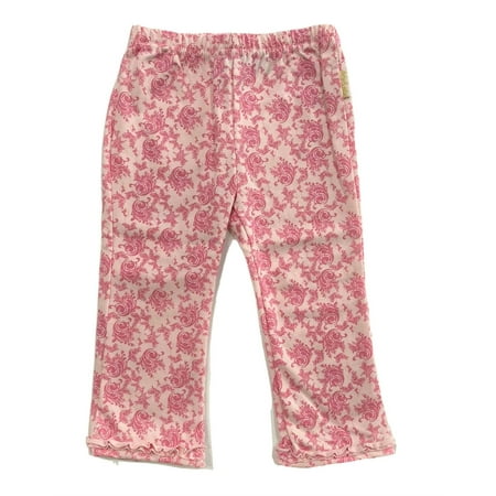BABY PHAT GIRLS PANTS - POWDER PINK SZ 18 MONTHS - BABY FLEECE PRINTED