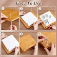 thumbnail image 3 of 1Set Square Bookbinding Tool with Screw & Nut Wood Book Binding Machine Peru 250x250x9mm, 3 of 8