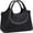 black, variant on YOPTOP Women Top Handle Satchels Genuine Leather Handbags Large Capacity Work Tote Shoulder Crossbody Bags Sky Blue,black