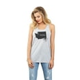 thumbnail image 2 of Thread Tank Home Roots State Washington WA Women's Sleeveless Flowy Racerback Tank Top Sport Grey Medium, 2 of 5