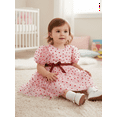 thumbnail image 3 of BemeyourBBs Toddler Baby Girls Heart Tulle Tutu Dress Bubble Sleeve Valentines Day Dress Outfit Spring Summer Clothes, 3 of 9
