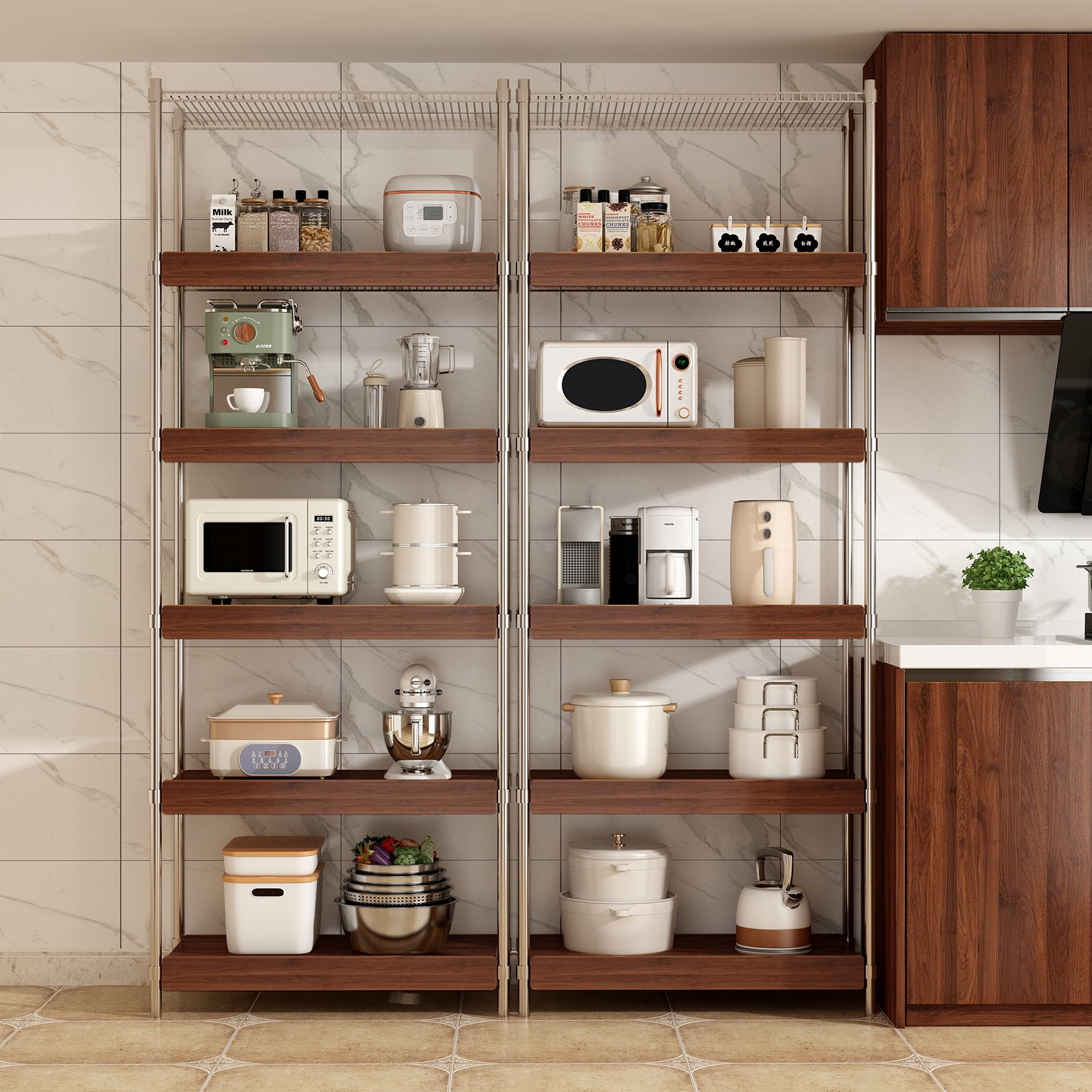 30" x 16" Heavy Duty MDF Wood Shelf Liners, 0.6 Inch Thick Wire Rack Covers for Removable Closet Pantry Shelves, Tool-Free Shelf Cover for Cabinet Bathroom Kitchen Shelving Decoration