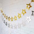 thumbnail image 4 of Hollow Five-pointed Star Paper Garland For Birthday Christmas Party Decorations, 4 of 7