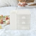 thumbnail image 3 of SEWACC Desk Organization Box File Container White for Women Home Use 1Pack, 3 of 8