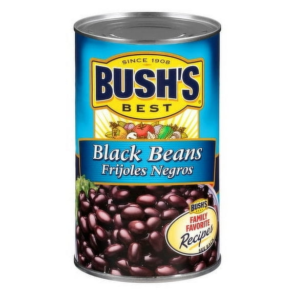 2 Pack - Bush's Best Beans Black Can 26.5 oz Package May Vary
